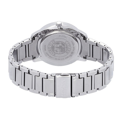 Citizen Eco-Drive Blue Mother Of Pearl Dial Stainless Steel Mens Watch