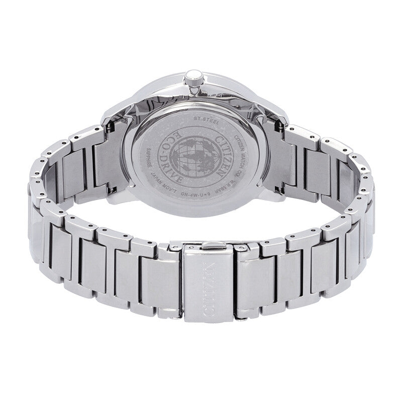 Citizen Eco-Drive Blue Mother Of Pearl Dial Stainless Steel Mens Watch