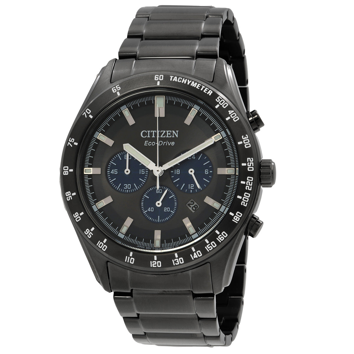 Citizen Eco-Drive Chronograph Black Dial Mens Watch