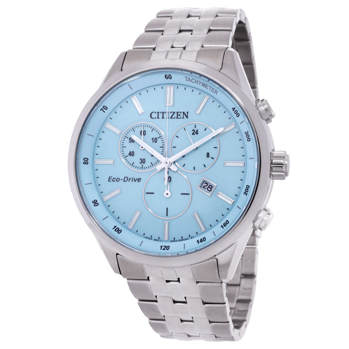 Citizen Eco-Drive Chronograph Blue Dial Mens Watch
