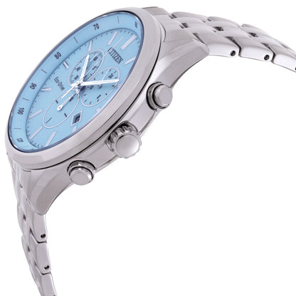 Citizen Eco-Drive Chronograph Blue Dial Mens Watch