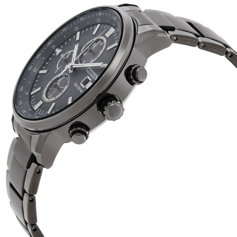 Citizen Eco-Drive Chronograph Grey Dial Mens Watch