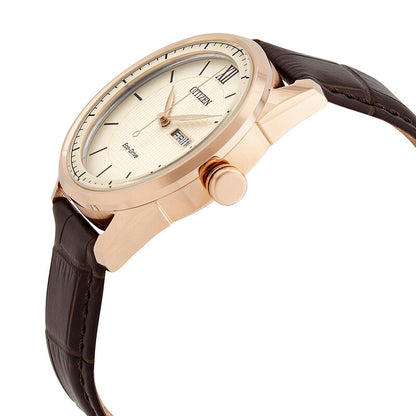 Citizen Eco-Drive Classic Ivory Dial Mens Watch
