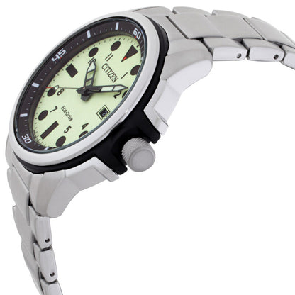 Citizen Eco-Drive Green Dial Mens Watch