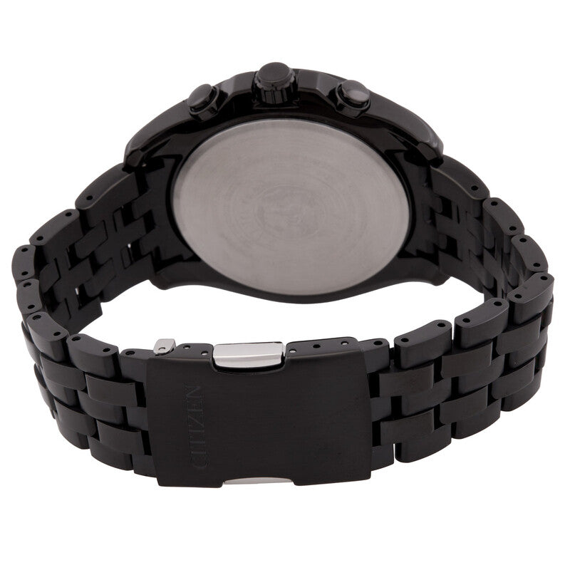 Citizen Eco-Drive Perpetual Alarm World Time Gmt Black Dial Mens Watch