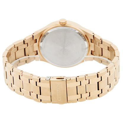 Citizen Eco-Drive Rose Gold Dial Mens Watch