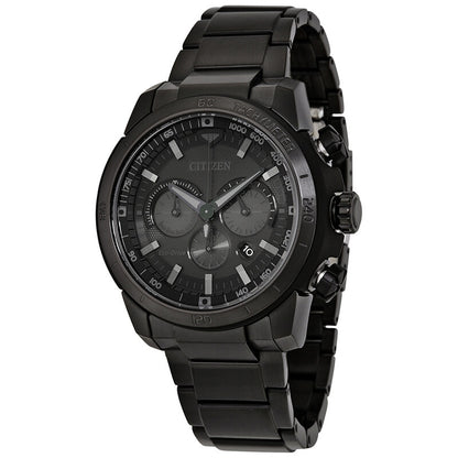 Citizen Ecosphere Eco-Drive Black Dial Mens Watch