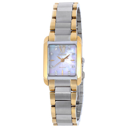 Citizen L Bianca White Mother Of Pearl Dial Women's Watch