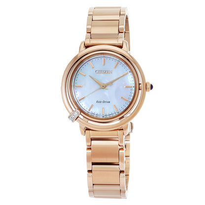 Citizen L Eco-Drive Mother Of Pearl Dial Women's Watch
