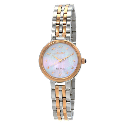 Citizen L White Classic Eco-Drive Dial Women's Watch