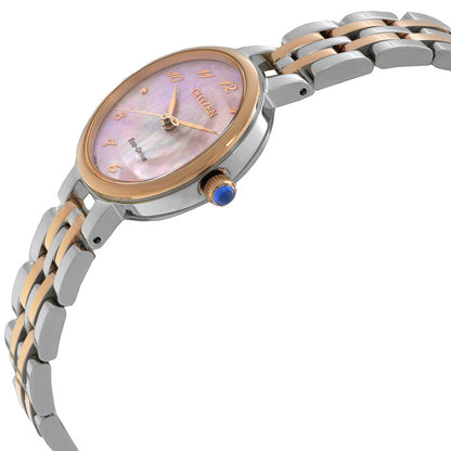 Citizen L White Classic Eco-Drive Dial Women's Watch