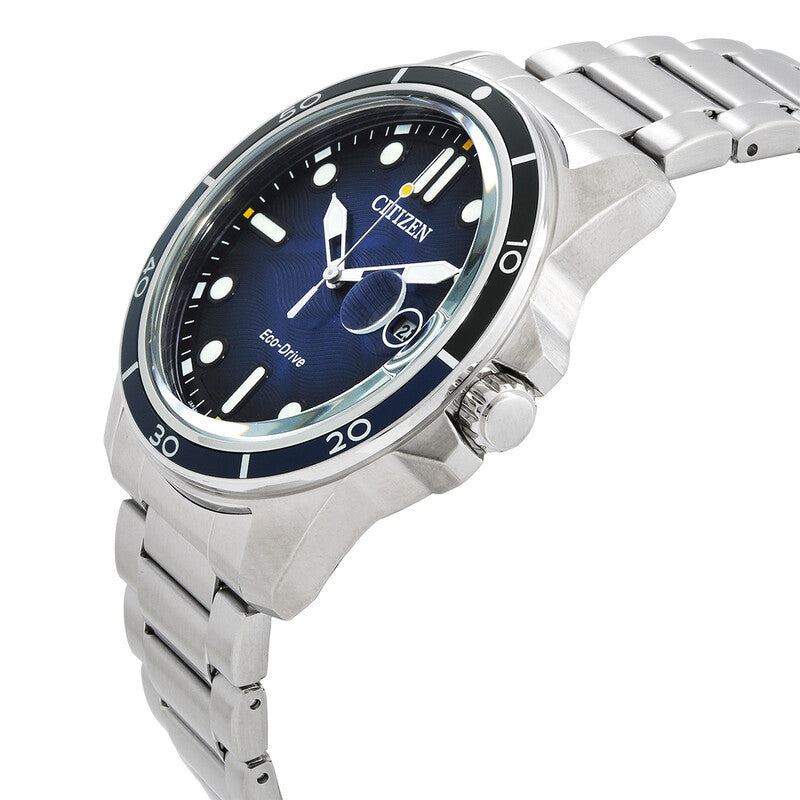 Citizen Marine 1810 Eco-Drive Blue Dial Mens Watch
