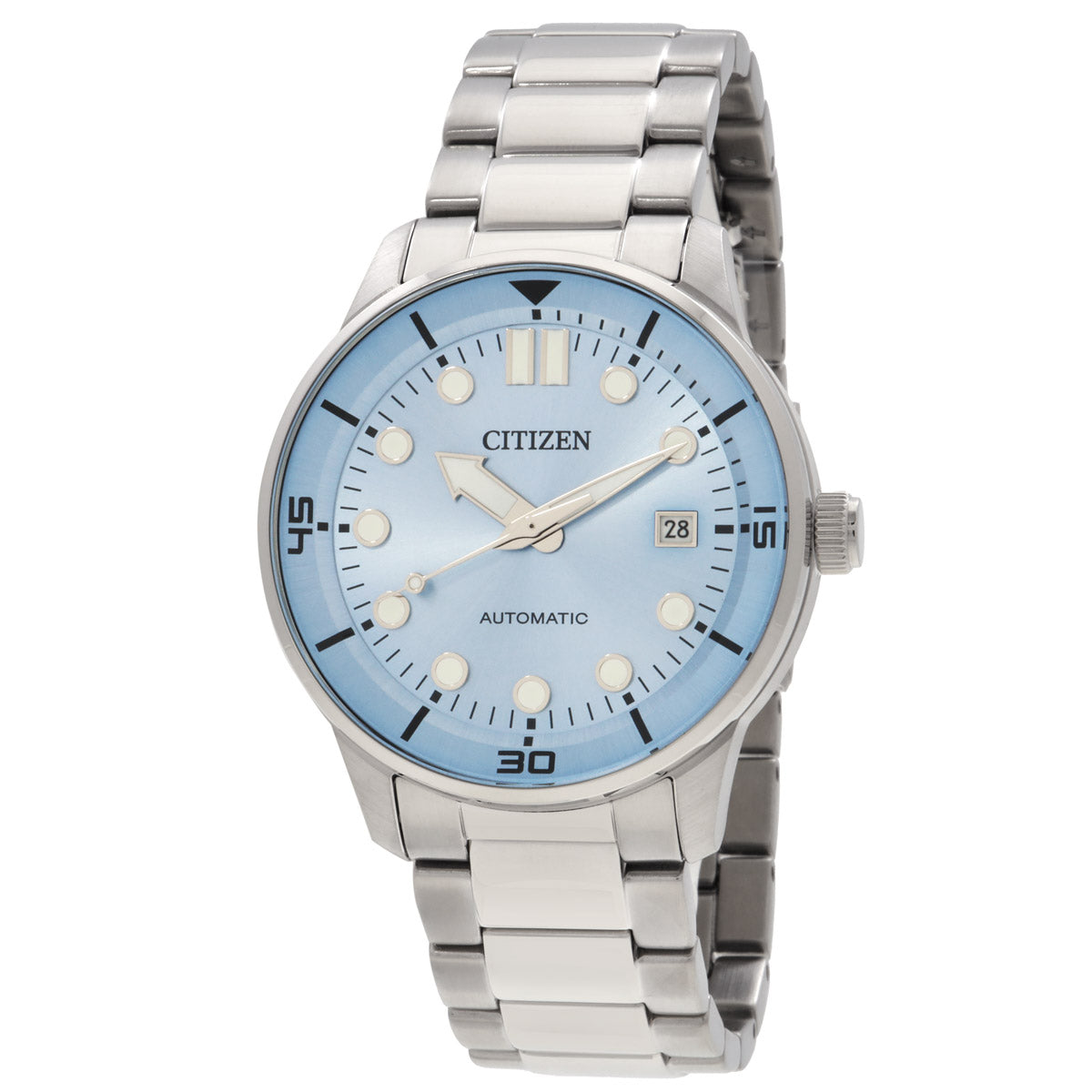 Citizen Mechanical Automatic Light Blue Dial Mens Watch