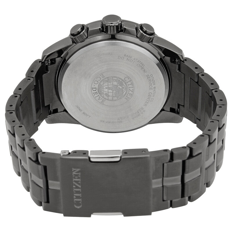 Citizen Pcat Radio Controlled Chronograph Black Dial Mens Watch