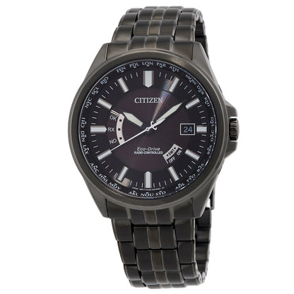 Citizen Perpetual World Time Black Dial Mens Watch