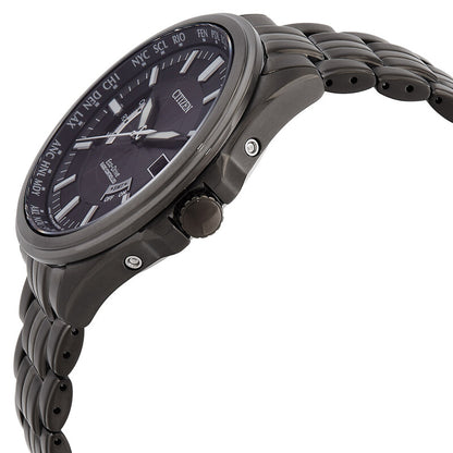 Citizen Perpetual World Time Black Dial Mens Watch