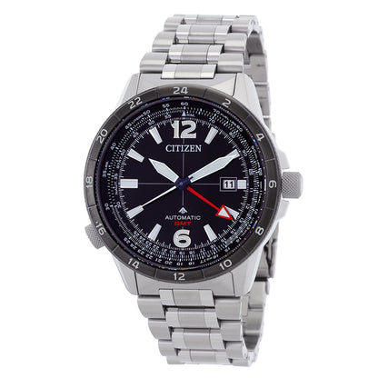 Citizen Promaster Air Gmt Automatic Black Dial Mens Watch
