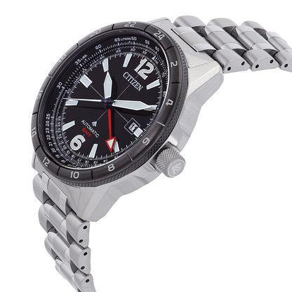 Citizen Promaster Air Gmt Automatic Black Dial Mens Watch
