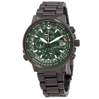 Citizen Promaster Chronograph Green Dial Mens Watch