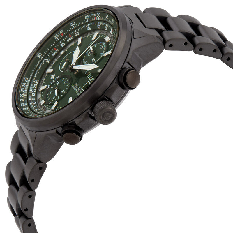 Citizen Promaster Chronograph Green Dial Mens Watch