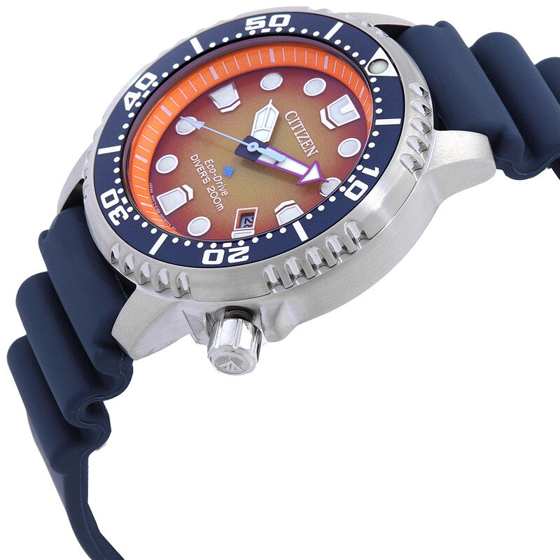 Citizen Promaster Dive Eco-Drive Orange Dial Mens Watch