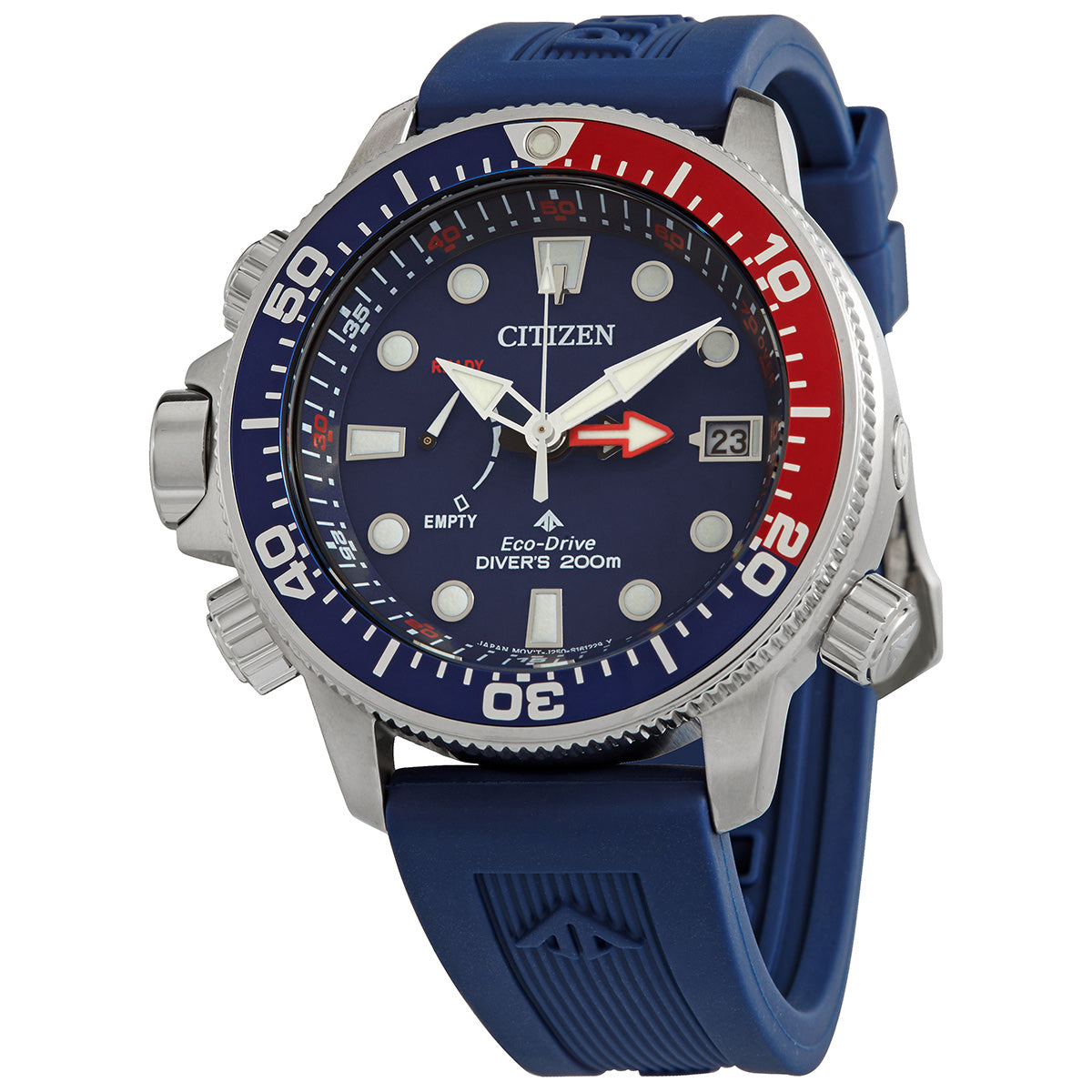Citizen Promaster Eco-Drive Blue Dial Pepsi Bezel Mens Watch
