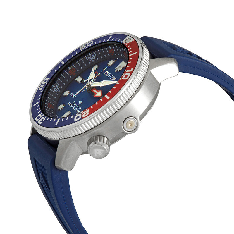 Citizen Promaster Eco-Drive Blue Dial Pepsi Bezel Mens Watch