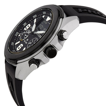 Citizen Promaster Land Chronograph Analog-Digital Black Dial Mens Watch