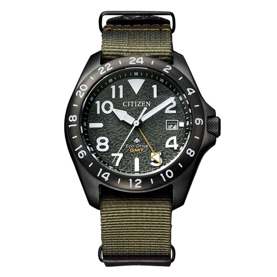 Citizen Promaster Land Eco-Drive Green Dial Mens Watch