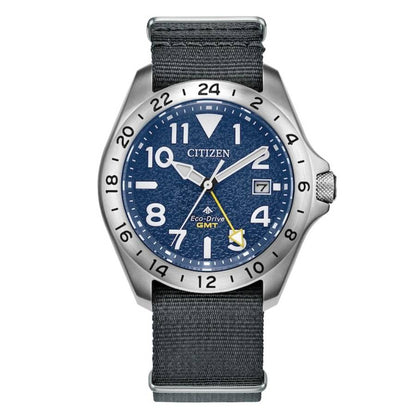Citizen Promaster Land Gmt Eco-Drive Navy Dial Mens Watch