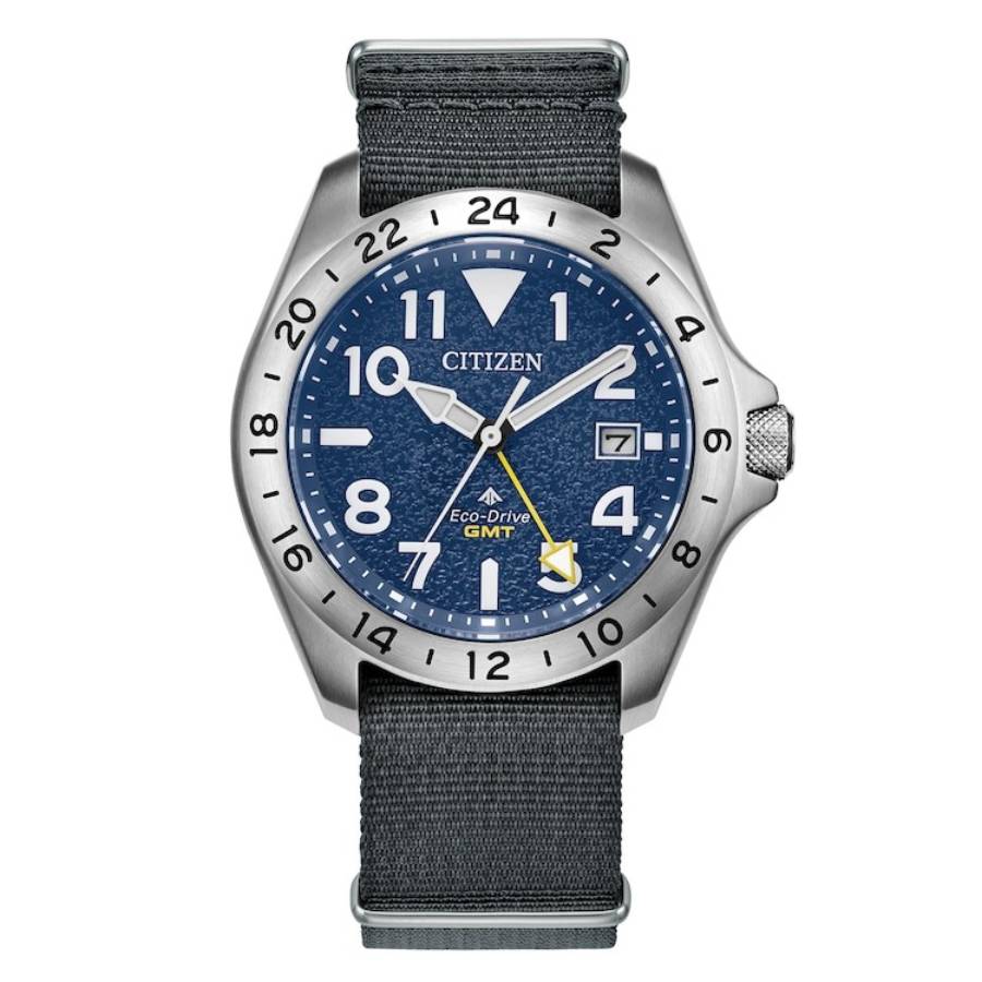 Citizen Promaster Land Gmt Eco-Drive Navy Dial Mens Watch