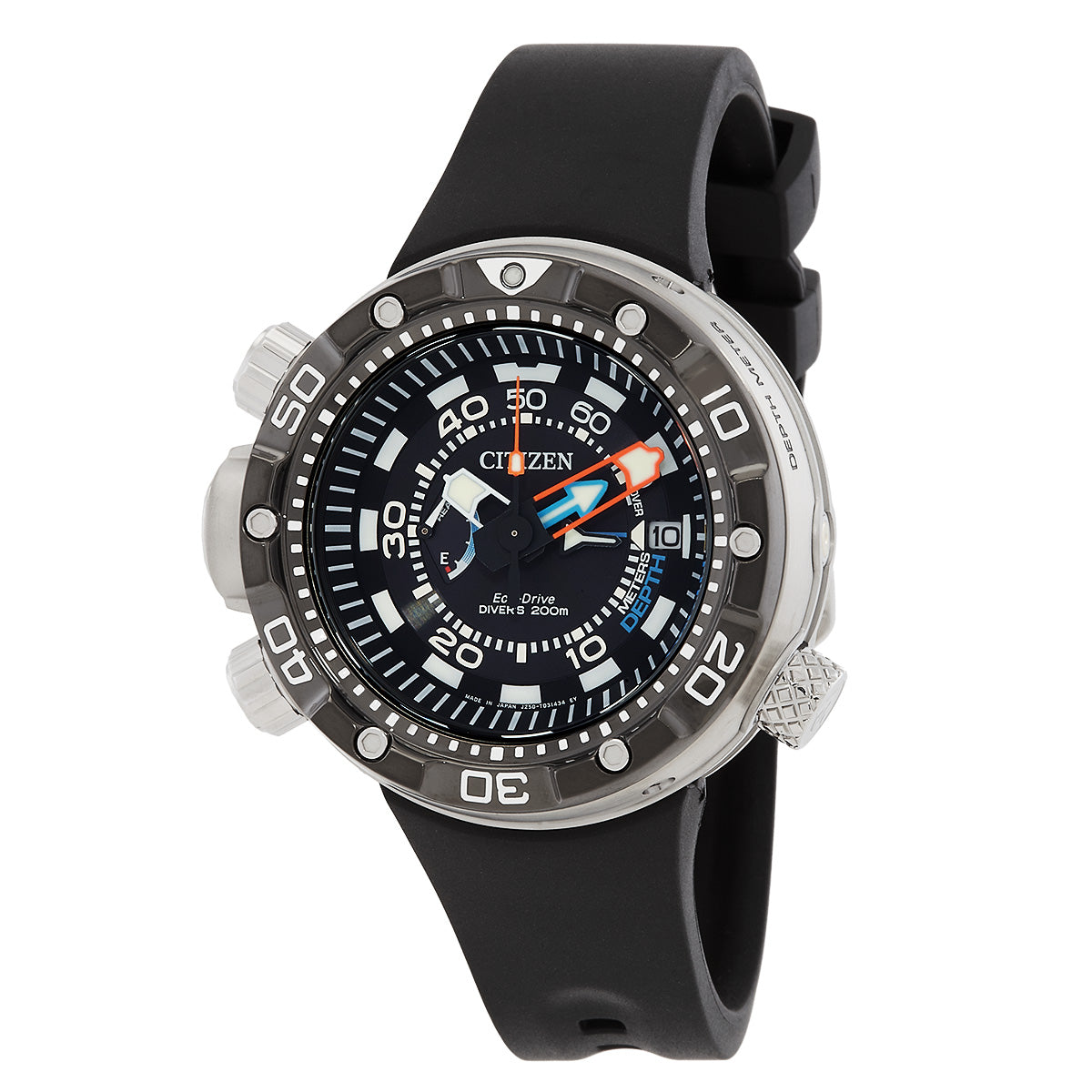 Citizen Promaster Marine Eco-Drive Black Dial Mens Watch
