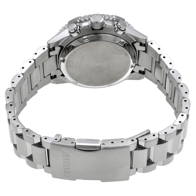 Citizen Promaster Navihawk Chronograph Silver Dial Mens Watch