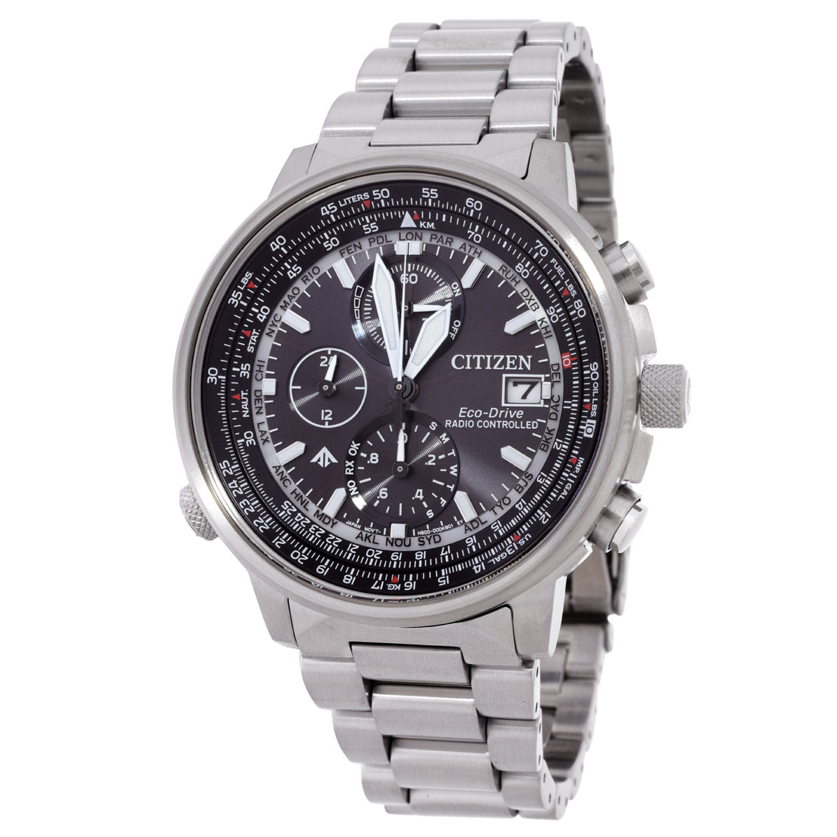 Citizen Promaster Perpetual World Time Chronograph Mens Watch