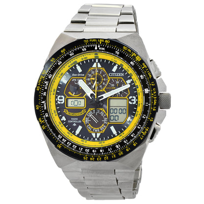 Citizen Promaster Skyhawk A-T Chronograph Gmt Eco-Drive Blue Dial Mens Watch