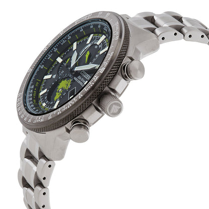 Citizen Promaster World Time Black Dial Mens Watch