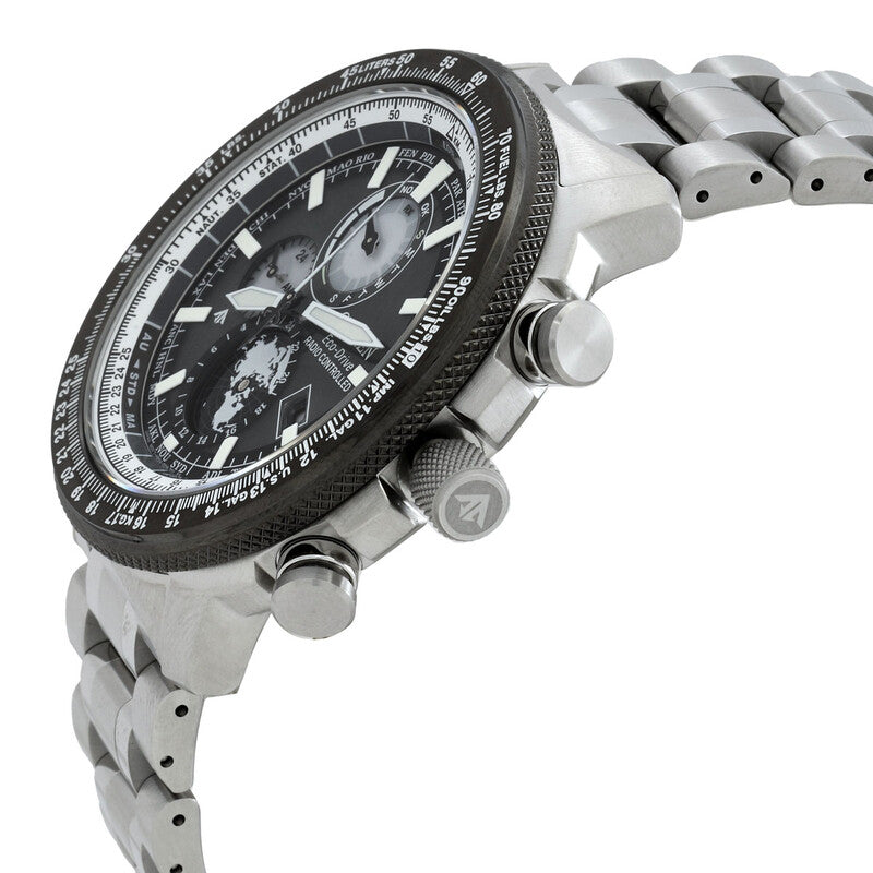 Citizen Promaster World Time Grey Dial Mens Watch