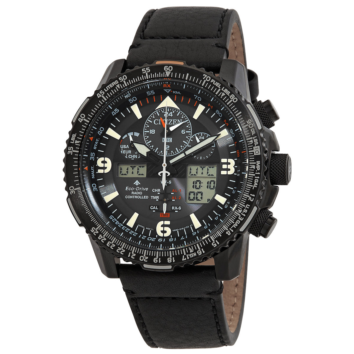 Citizen Quartz Analog-Digital Black Dial Watch