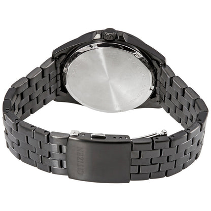 Citizen Quartz Black Dial Black-Plated Mens Watch