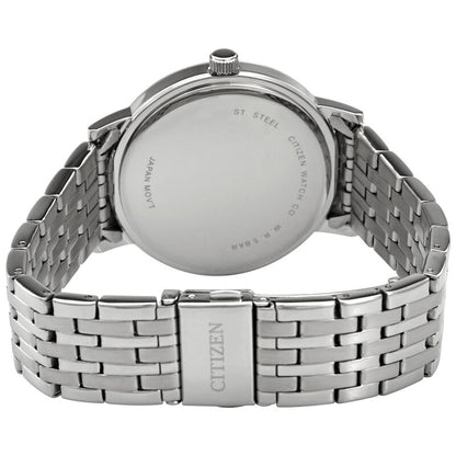 Citizen Quartz Grey Dial Stainless Steel Mens Watch