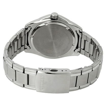 Citizen Quartz Blue Dial Stainless Steel Mens Watch