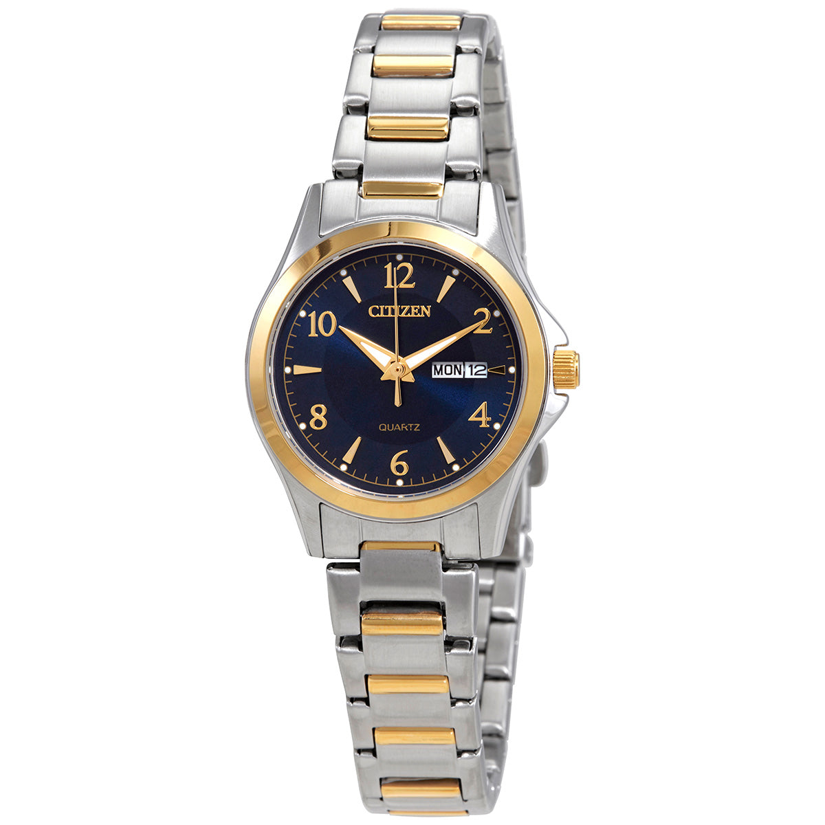 Citizen Quartz Blue Dial Two-Tone Women's Watch