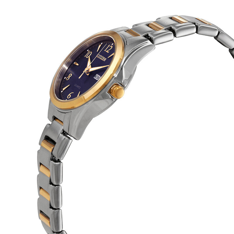 Citizen Quartz Blue Dial Two-Tone Women's Watch