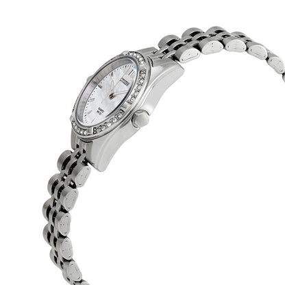 Citizen Quartz Crystal Mother Of Pearl Dial Women's Watch