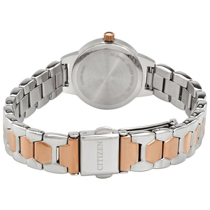 Citizen Quartz Crystal Mother Of Pearl Dial Women's Watch