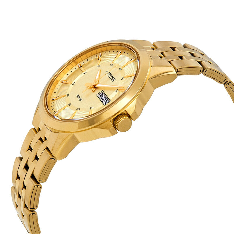 Citizen Quartz Champagne Dial Mens Watch