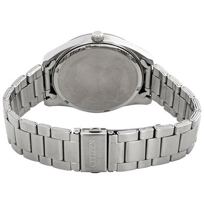 Citizen Quartz Silver Dial Stainless Steel Mens Watch