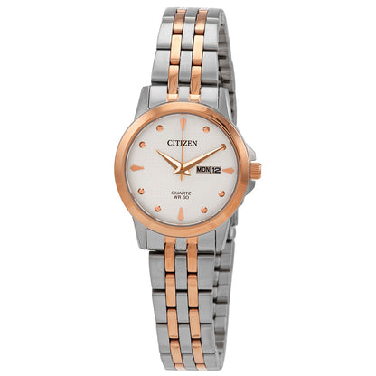 Citizen Quartz Silver Dial Two-Tone Women's Watch