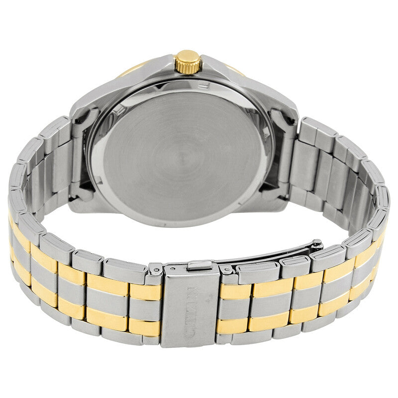 Citizen Quartz Silver Dial Two-Tone Mens Watch