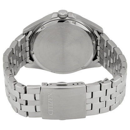 Citizen Quartz White Dial Stainless Steel Mens Watch